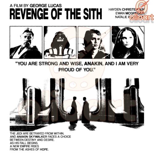 Revenge of the Sith Anakin PNG Strong Wise and Powerful