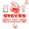 Steves Lava Chicken Hot Fresh Meat Minecraft Movie SVG