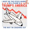 Stock Market or Plane Life in Trumps America SVG