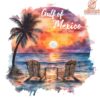 Stunning Gulf of Mexico Sunset Beach PNG