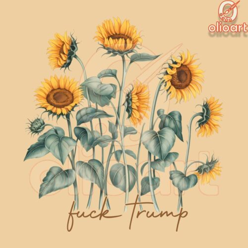 Sunflower PNG Stand Against Trump in Style