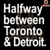 SVG Design Halfway Between Toronto Detroit