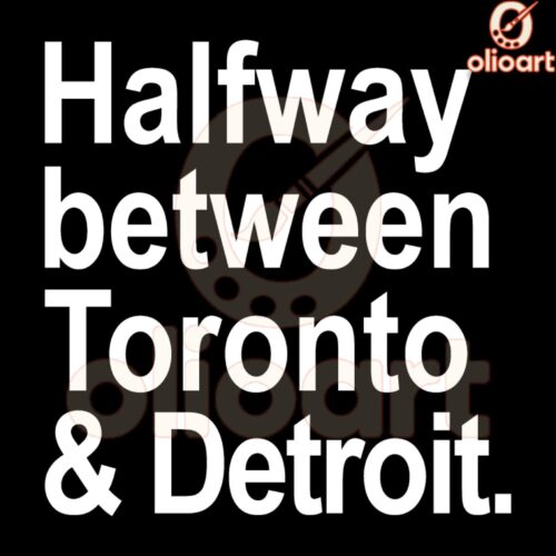 SVG Design Halfway Between Toronto Detroit
