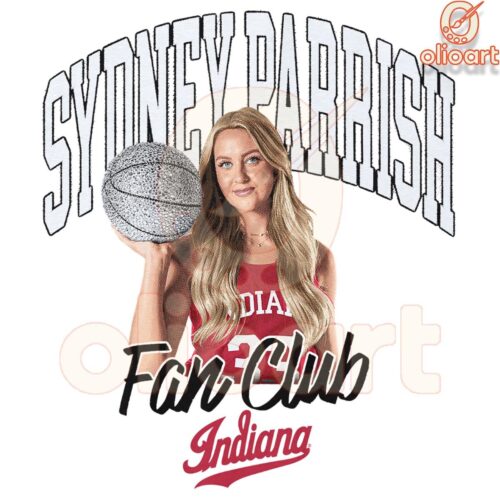 Sydney Parrish Indiana Hoosiers Fan Club PNG Basketball Design