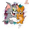 Tom and Jerry Signature Splash PNG Download