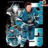 Tyler Toffoli San Jose Sharks NHL Player PNG Image