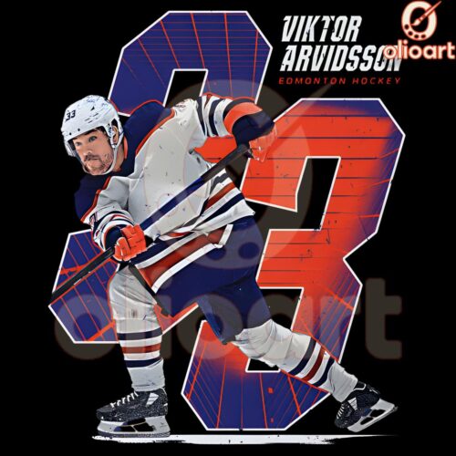 Viktor Arvidsson 22 Edmonton Oilers Hockey PNG Image