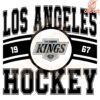 Vintage 1967 Los Angeles Kings Hockey Logo SVG