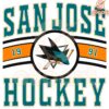 Vintage 1991 San Jose Sharks Hockey Logo SVG