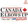 Vintage Canada Maple Leafs SVG Elbows Up Since 1867