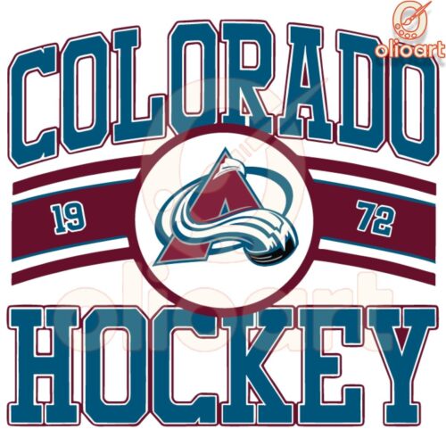Vintage Colorado Avalanche Hockey Logo SVG 1972 Design