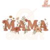 Vintage Mama Floral PNG Design