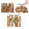 Vintage Mama Western Floral PNG Design