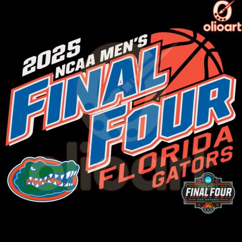 Florida Gators 2025 Final Four Basketball SVG Design