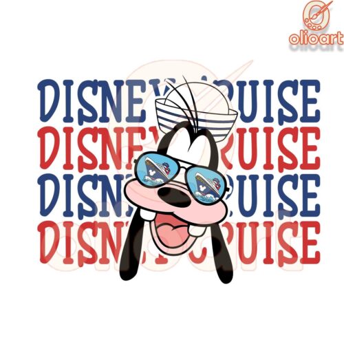 Goofy Disney Cruise SVG Design for Cricut Lovers