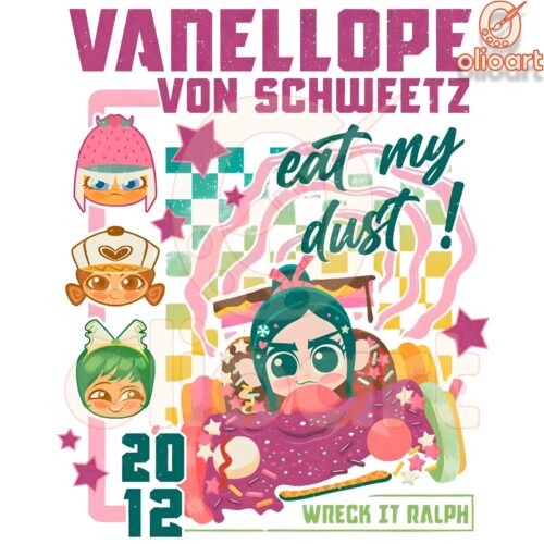 Vanellope Von Schweetz PNG Eat My Dust from WreckIt Ralph