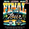 Vintage 2025 UConn Final Four Basketball PNG Design